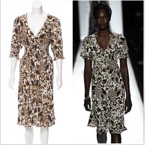 Diane Von Furstenberg Silk Abstract Martina Dress